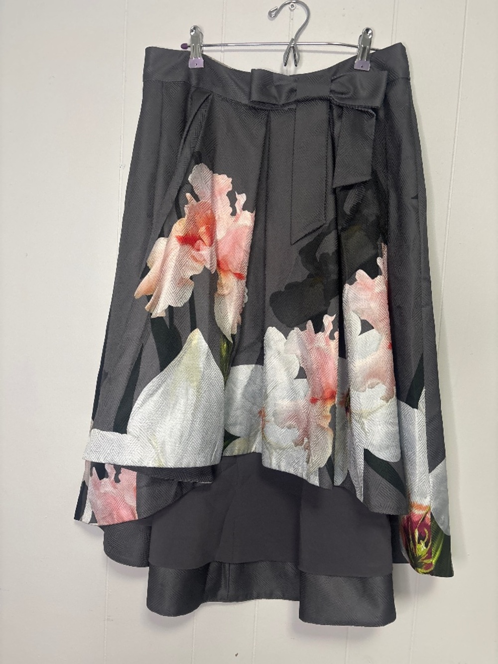 Ted Baker Thali Chatsworth Bloom High-Low Midi Skirt,